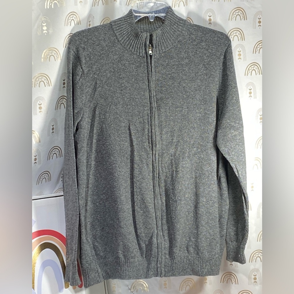 Croft & Barrow Charcoal Knit Sweater